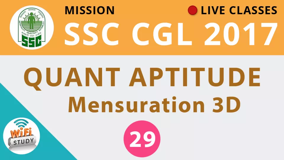 Live class  quant mensuration 3d   live now