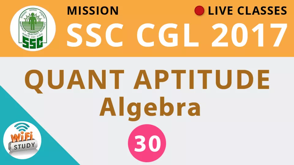 Live class  quant algebra part i   live now