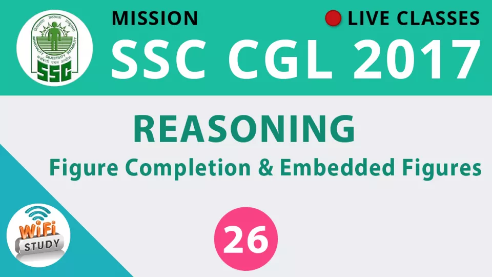 Live class  reasoning figure completion & embedded figures  join now