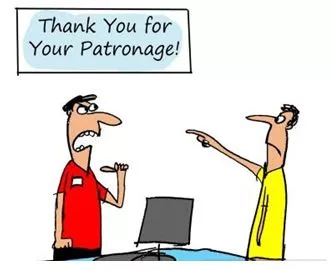 Patronising - Treat with an apparent kindness (संरक्षण देने का प्रदर्शन करने वाला)