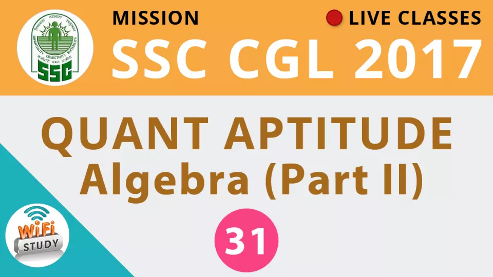 Live class  quant algebra part ii   live now
