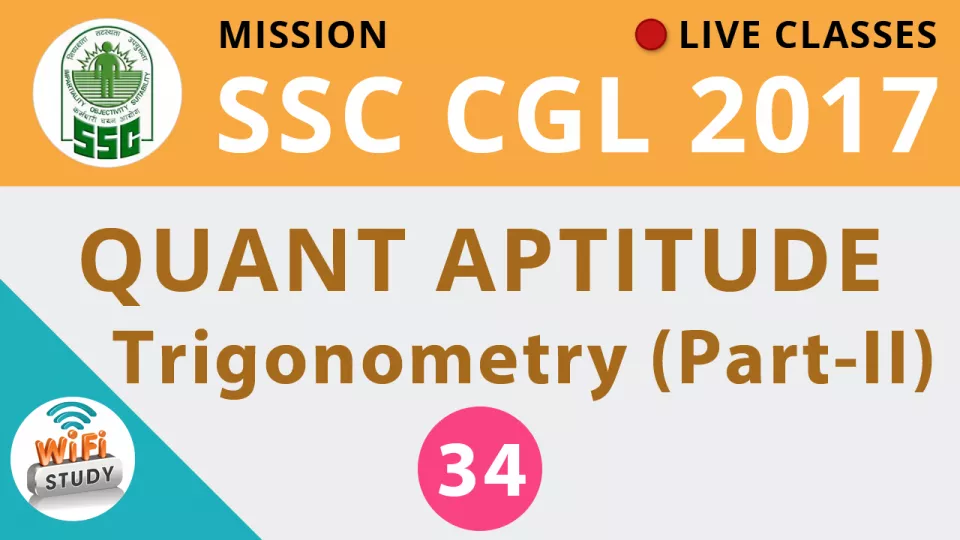 Live class  quant trigonometry  part ii   live now