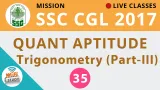 Live class  quant trigonometry  part ii   live nowi