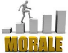Morale - (The confidence, enthusiasm, and discipline of a person or group at a particular time)