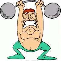 Heave - (Lift or haul (something heavy) with great effort)