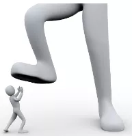 With a high hand 