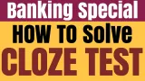 How to solve close test in ibps rrb 2017    must watch the video