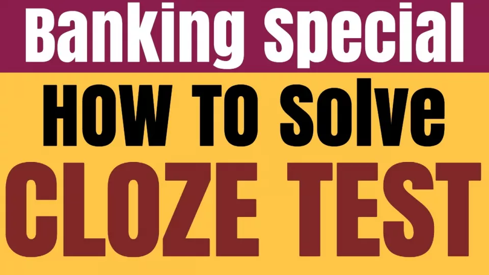 How to solve close test in ibps rrb 2017    must watch the video