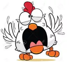 Frantically  - (In a distraught way owing to fear, anxiety, or other emotion.)