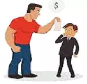 Confiscation  - (The action of taking or seizing someone's property with authority)