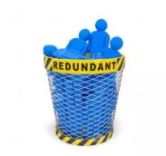 Redundant  - Not or no longer needed or useful. something that is unnecessary.