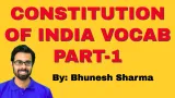 Now learn tough constitution vocabulary in easy way