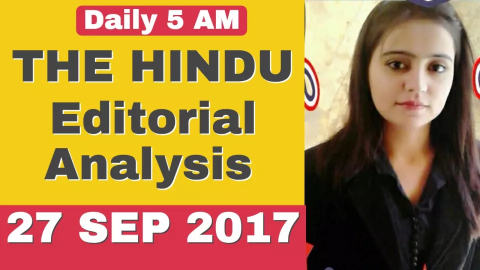 The hindu editorial analysis 27 september 2017 i