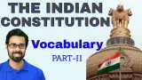 The indian constitution vocabulary part ii  25 vocab मात्र 10 min में  