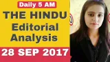 The hindu editorial 28 sep 2017 