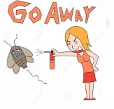 Drive away - To cause or force (someone) to leave especially by making a situation unpleasant or unattractive.