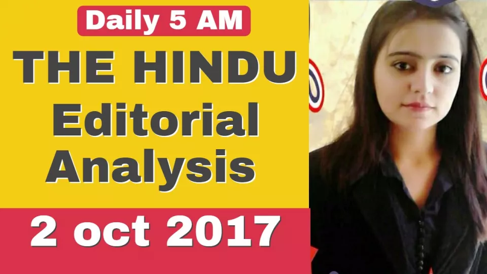 The hindu editorial analysis 