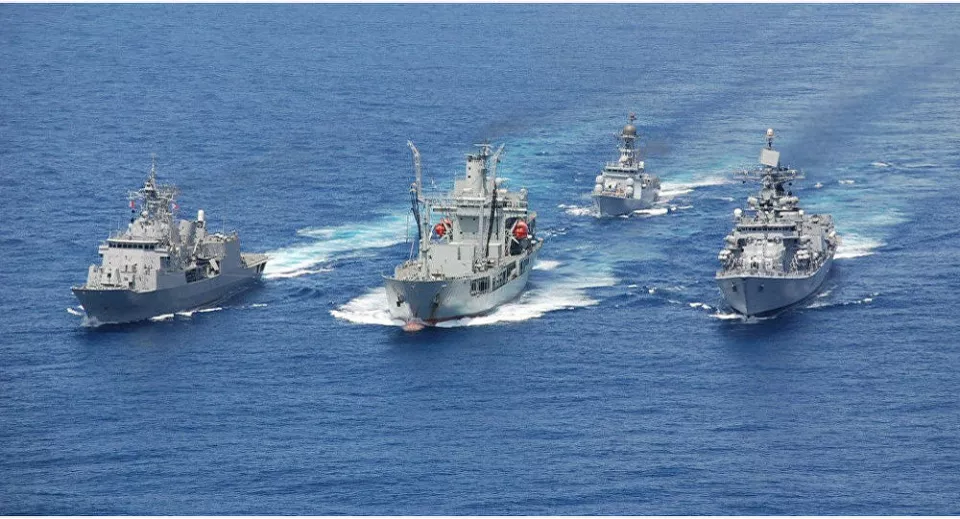India  responding first as a leading power
