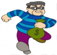 Knave - (A dishonest or unscrupulous man.)