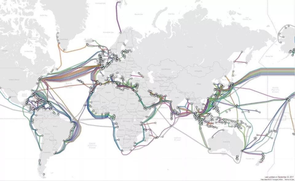 How the internet travels under the sea in super fast cables