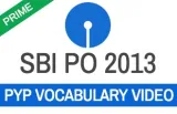 Sbi po 2013   vocabulary hindi 