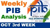 Oct 3rd week pib