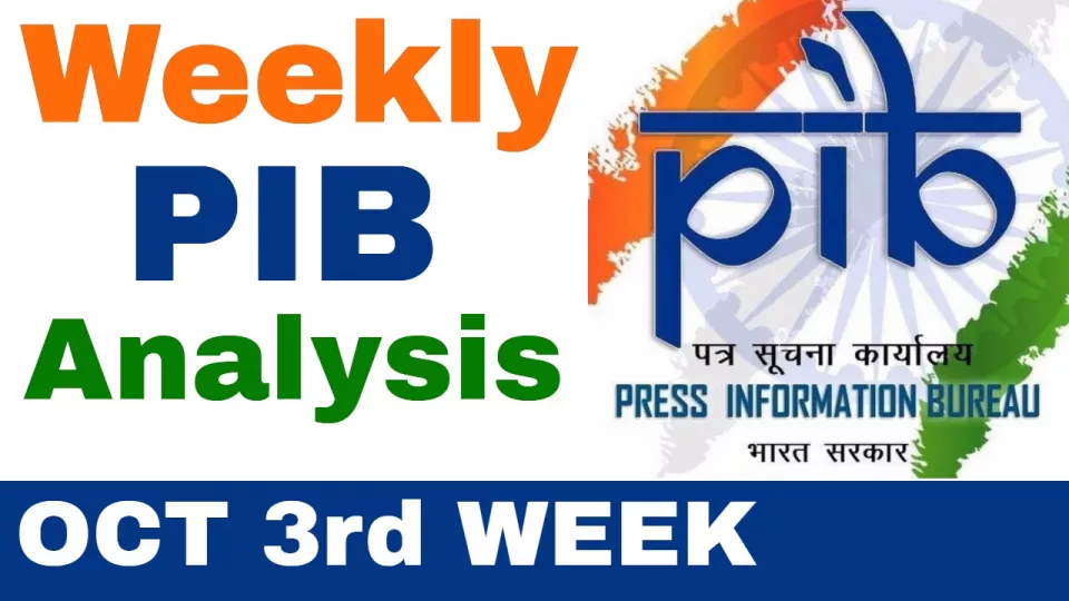 Oct 3rd week pib