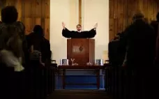 Benediction - (The advantage conferred by blessing; a mercy or benefit; an utterance of good wishes)