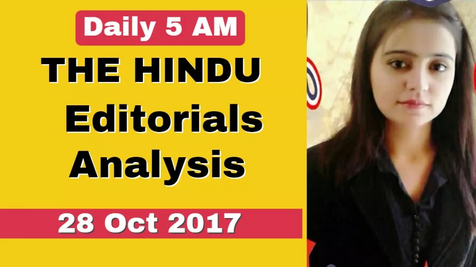 The hindu editorial analysis 
