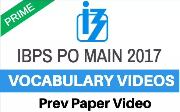 Ibps po 2103 prev paper vocabulary  english 