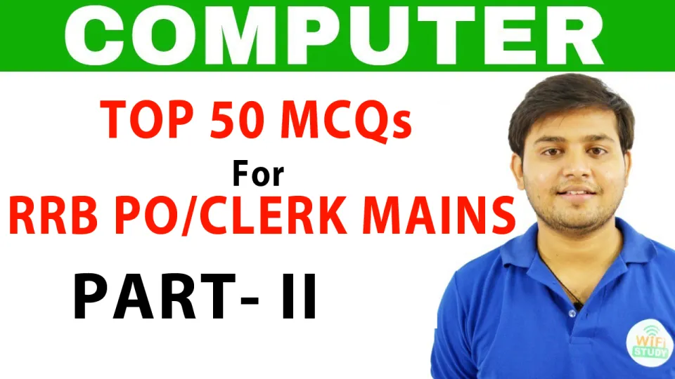 Computer के top 50 mcqs part  ii