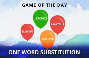 One word substitution