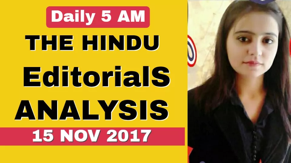 The hindu editorial analysis 