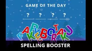Spelling booster