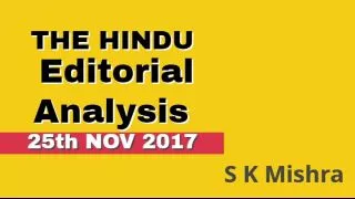 The hindu editorial analysis