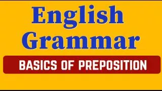 Basic english grammar lesson  the prepositions