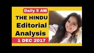 The hindu editorial analysis