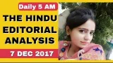 The hindu editorial analysis 