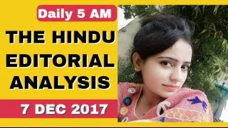 The hindu editorial analysis 