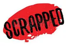 Write off - (A cancellation from an account of a bad debt or worthless asset/ an elimination of an item from the books of account)