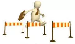 Impediment  - A hindrance or obstruction in doing something.