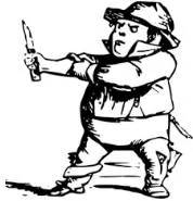 Midget - (Very small/ so small as to be insignificant.)