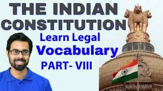 The indian constitution vocabulary