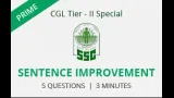 Sentence improvement test