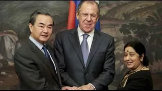 Russia india china talks a positive step