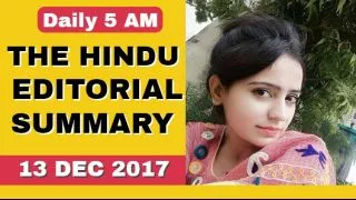 The hindu editorial analysis 