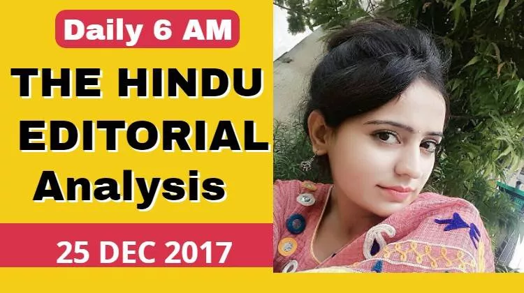 The hindu editorial analysis 