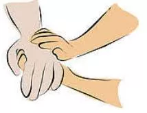 Commiserate  - (Feel or express pity or sympathy for (someone).)