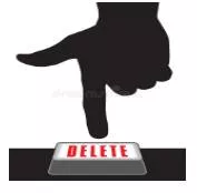 Expunge  - Obliterate or remove completely (something unwanted or unpleasant).