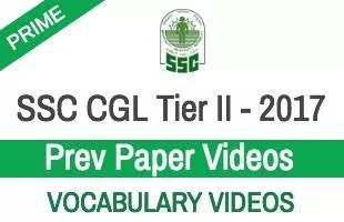 Ssc cgl  prev paper vocabulary 